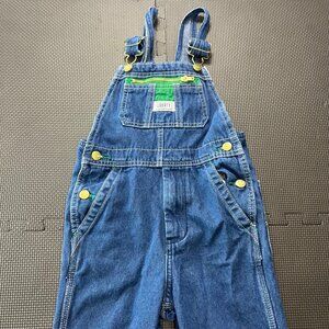 Liberty Denim Overalls With Adjustable Straps & Gold Hardware - 100% Cotton